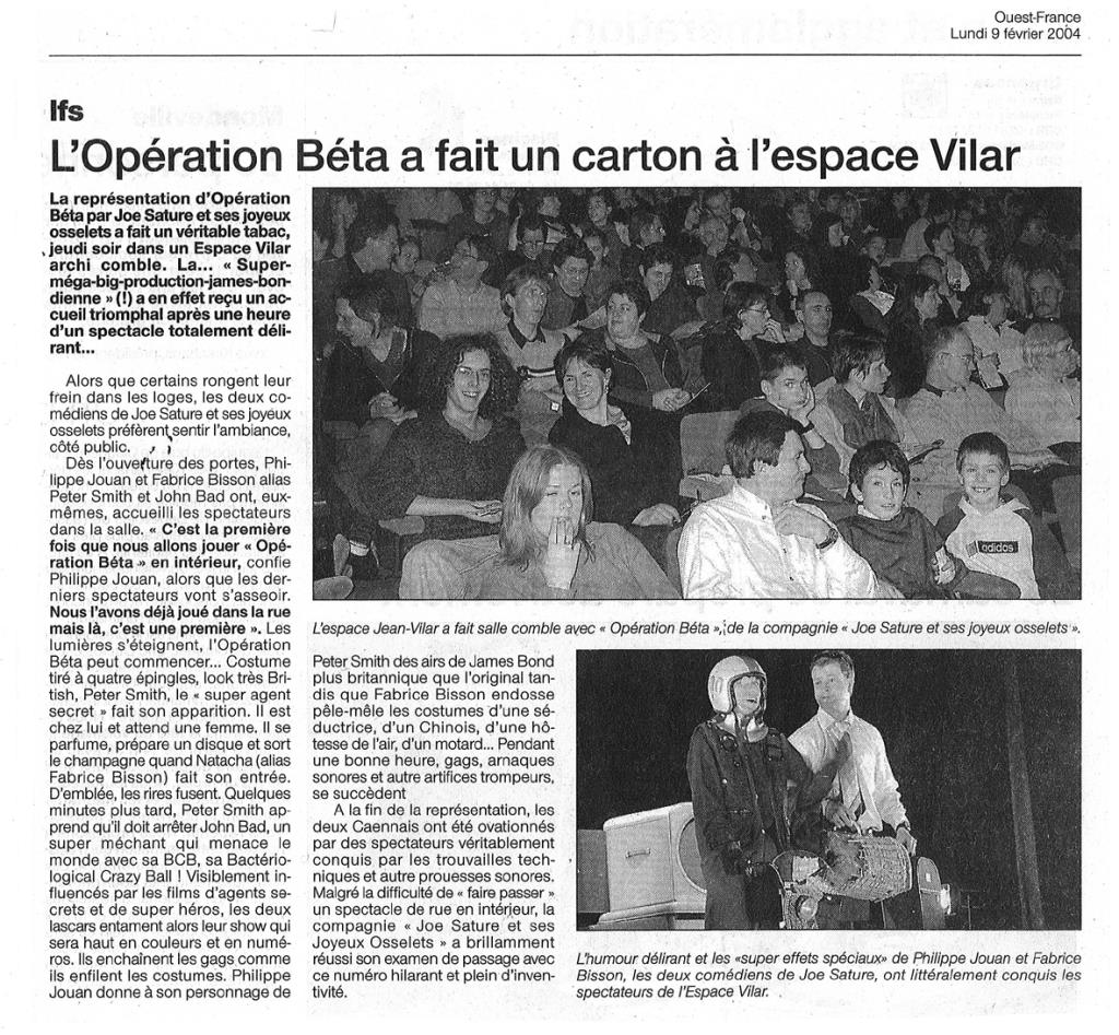 article : OPÉRATION BÉTA